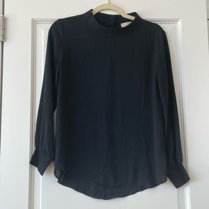 loft high-neck blouse